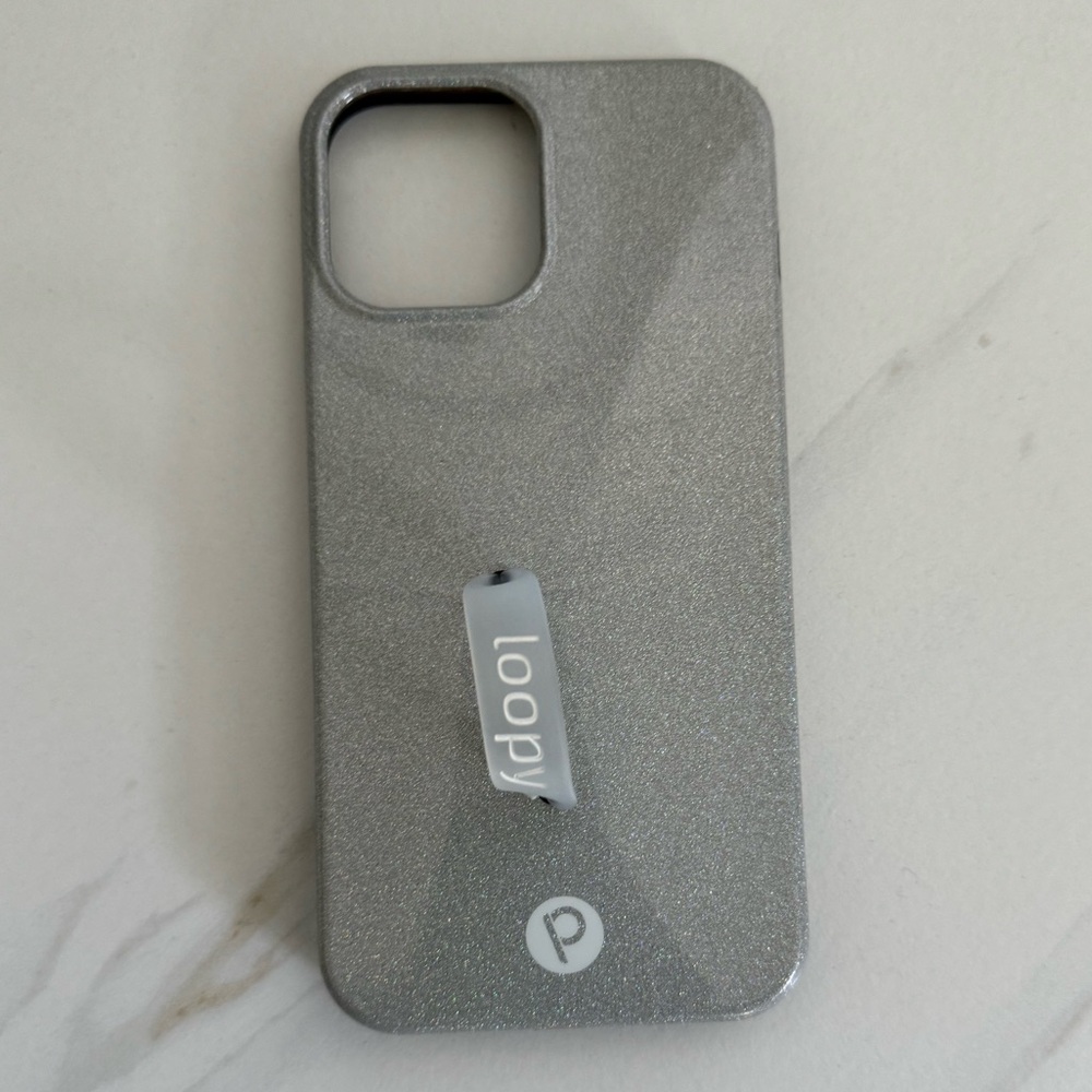 Loopy sparkle silver glitter case for iPhone 12 Pro Max